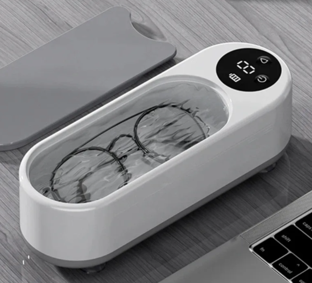 Mocny wibrujący czyścik do okularów, biżuterii i nie tylko