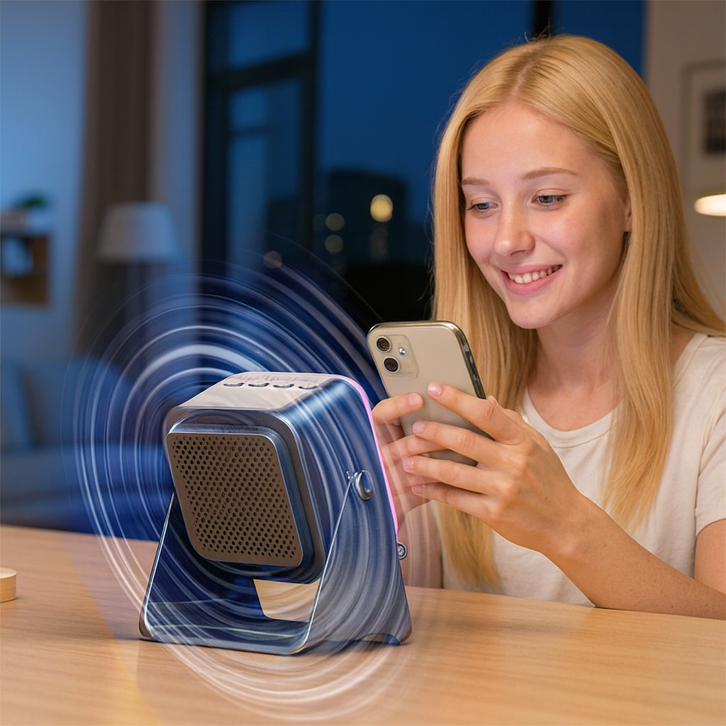 5-w-1 Głośnik Indukcyjny Bluetooth z Podstawką