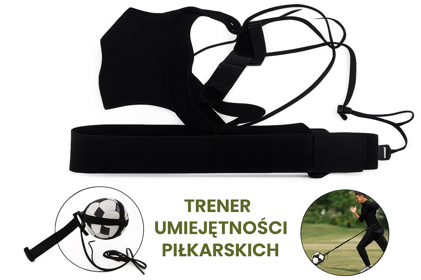 Pas treningowy do piłki nożnej