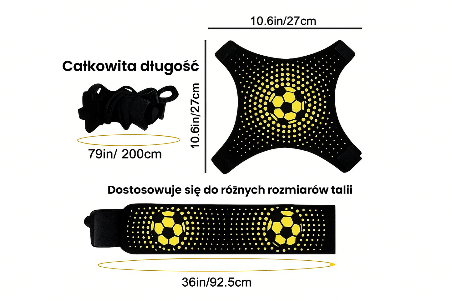 Pas treningowy do piłki nożnej