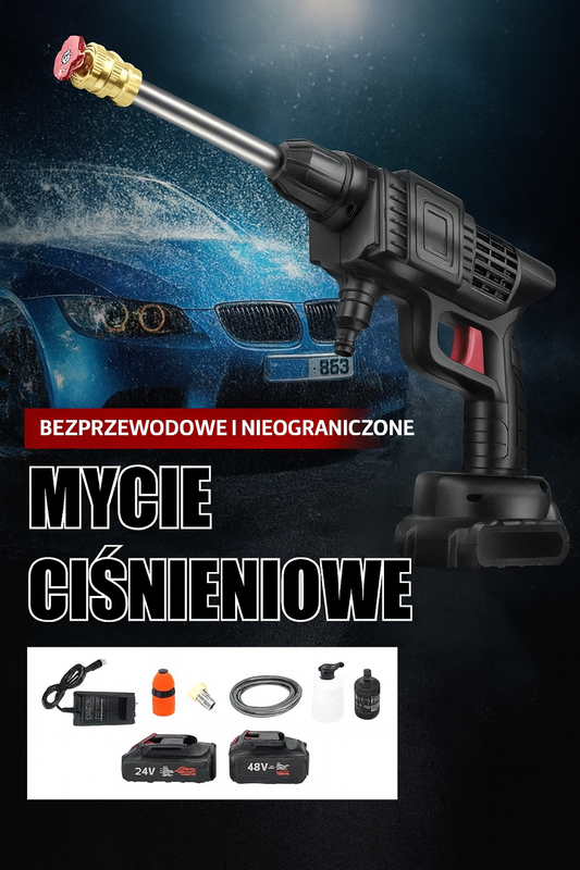 Bezprzewodowy pistolet wodny wysokociśnieniowy