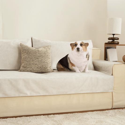 Wodoodporna narzuta na kanapę z antypoślizgowym spodem