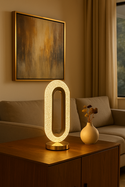 Luksusowa ładowalna lampka kryształowa LED