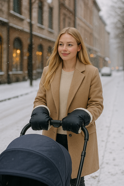 Ocieplacze do rąk na wózek dziecięcy