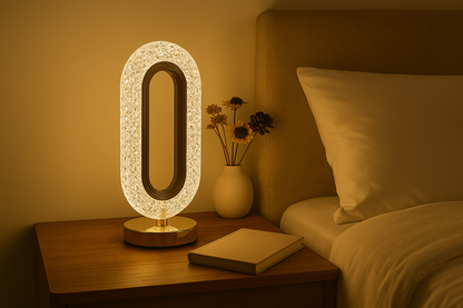 Luksusowa ładowalna lampka kryształowa LED