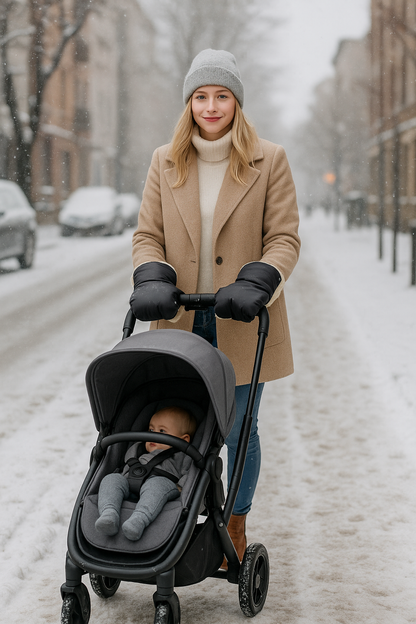 Ocieplacze do rąk na wózek dziecięcy