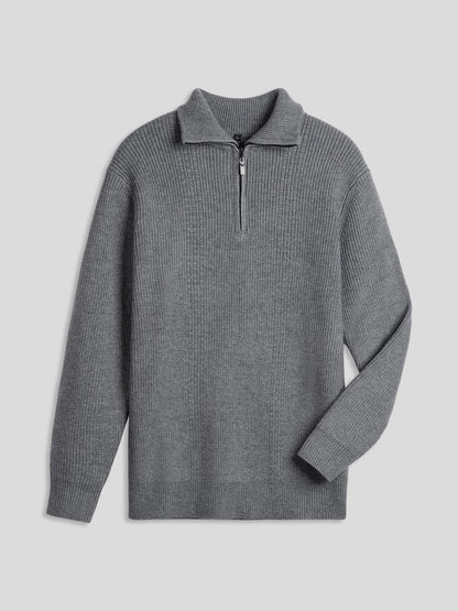 Stylowy sweter z wysokim kołnierzem – komfort i klasa