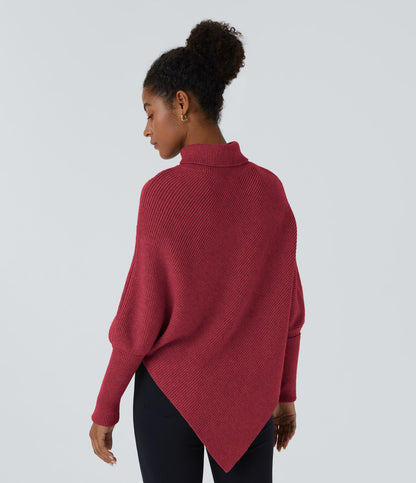 Elegancki sweter męski z wysoką stójką