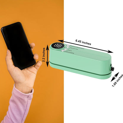 Przenośne urządzenie do próżniowego pakowania i przechowywania żywności